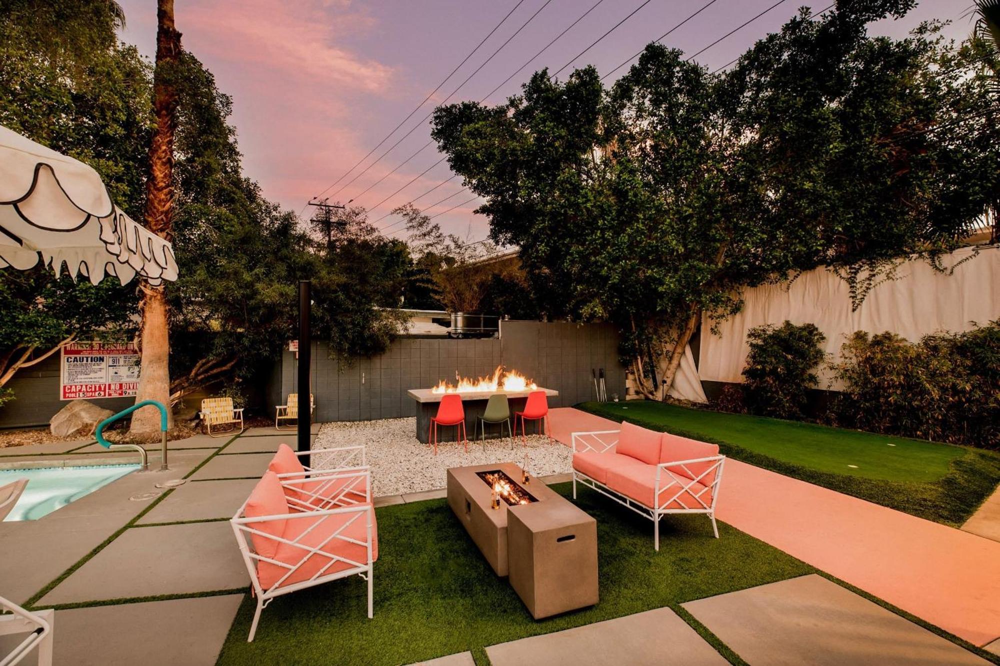 The Wesley Hotel By Avantstay Retro Spacious W Bbq Pool Spa ปาล์มสปริงส์ ภายนอก รูปภาพ